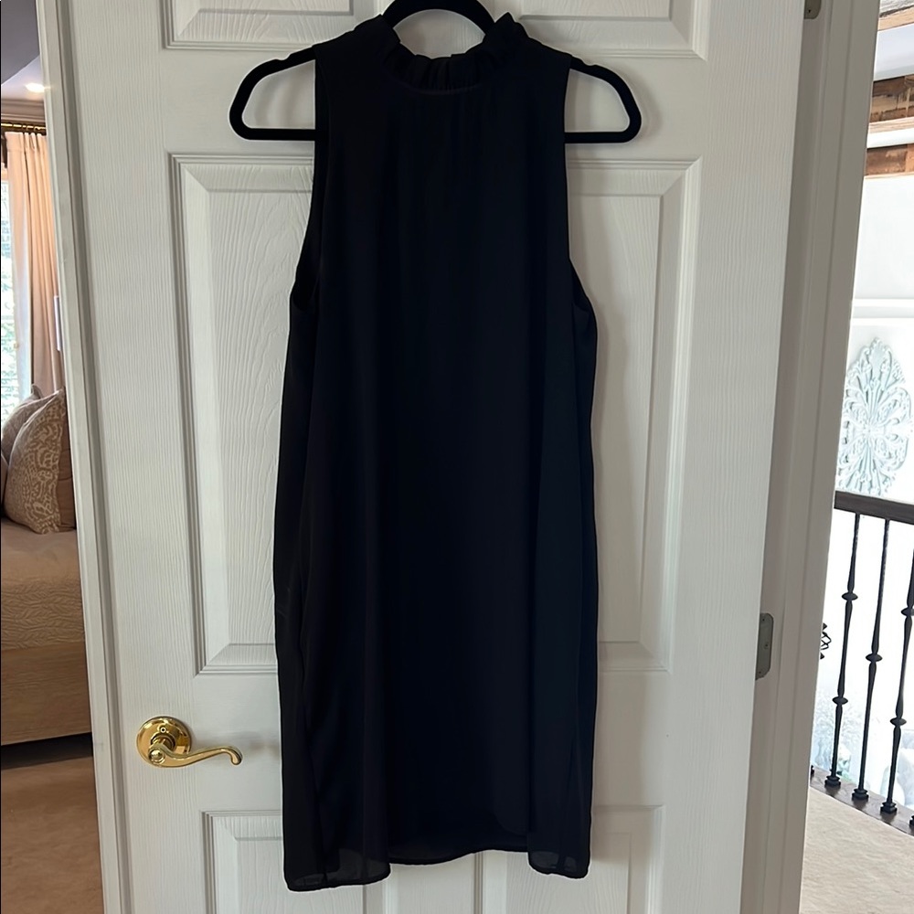 Gibson Black Sleeveless Sheath Mini Dress for Night Out
